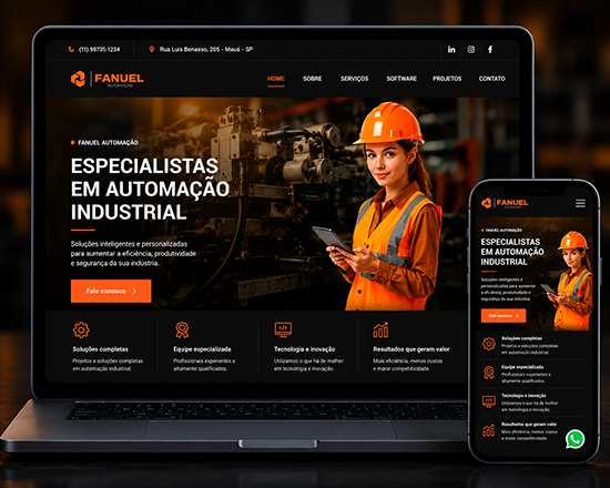 Website Fanuel Automação